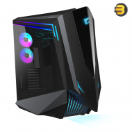 AORUS C700 GLASS Full-Tempered Glass Gaming Case – RGB Fusion 2.0, E-ATX Support, 420mm Liquid Cooling, Vertical GPU
