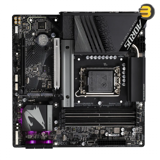 Gigabyte Z790M AORUS ELITE Motherboard — LGA1700 DDR5 HDMI 2.5GbE LAN