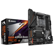 GIGABYTE B550 AORUS PRO V2 AM4 AMD B550 ATX Motherboard with Dual M.2, SATA 6Gb/s, USB 3.2 Gen 2, 2.5 GbE LAN, PCIe 4.0
