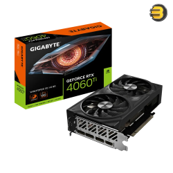 Gigabyte GeForce RTX 4060 Ti WINDFORCE OC V2 8G – NVIDIA DLSS 3, Ada Lovelace, 4th Gen Tensor & 3rd Gen RT Cores, 8GB GDDR6 (128-bit), WINDFORCE Cooling, Protection Back Plate, Core Clock 2550 MHz