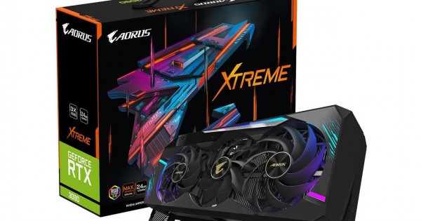 Gigabyte Aorus Geforce Rtx 3090 Xtreme 24gb Video Card Gv N3090aorus X