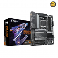 GIGABYTE B650 AORUS ELITE AX V2 AM5 LGA 1718 AMD B650 ATX Motherboard — DDR5, Triple M.2, PCIe 5.0, USB 3.2 Gen2X2 Type-C, WiFi 6E, 2.5GbE LAN, Q-Flash Plus, EZ-Latch