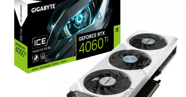 Gigabyte GeForce RTX 4060 Ti Eagle OC Ice 8G Graphics Card,