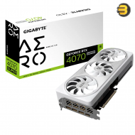 GIGABYTE GeForce RTX 4070 Super AERO OC 12G Graphics Card, 3X WINDFORCE Fans, 12GB 192-bit GDDR6X