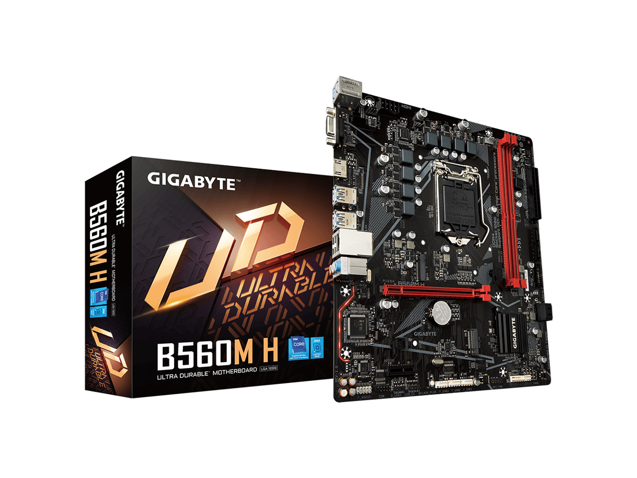 GIGABYTE B560M H LGA 1200 Intel B560 SATA 6Gb/s Micro ATX Intel Motherboard  -