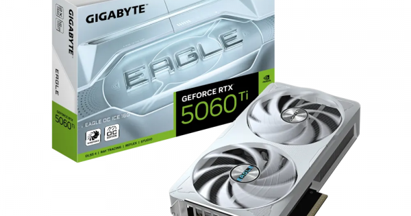 GIGABYTE GeForce RTX™ 5060 Ti EAGLE OC ICE 16G GPU