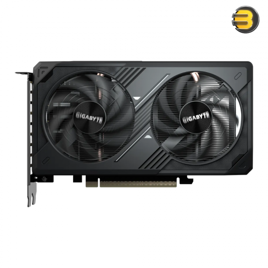 GIGABYTE GeForce RTX 5050 WINDFORCE OC 8G Graphics Card – 8GB GDDR6, 2560 CUDA Cores, PCIe 5.0, Dual HDMI 2.1b & 2× DisplayPort 2.1b, Overclocked Edition (GV-N5050WF2OC-8GD)