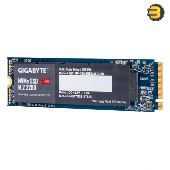 Gigabyte NVMe 1.3/ M.2/ PCIe 3.0x4/ 256GB SSD - GP-GSM2NE3256GNTD