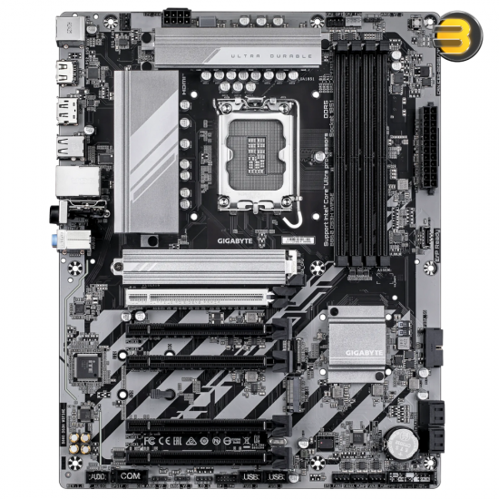 GIGABYTE B860 DS3H WIFI6E – Intel® Core™ Ultra Processor Support, Hybrid 8+1+2 VRM, DDR5 Bionic Corsa, AI Perfdrive, PCIe 5.0 M.2 Slot, Wi-Fi 6E, 2.5GbE LAN, and EZ-Latch Design for Enhanced Performance and Connectivity GIGABYTE B860 DS3H WIFI6E – Intel® Core™ Ultra Processor Support, Hybrid 8+1+2 VRM, DDR5 Bionic Corsa, AI Perfdrive, PCIe 5.0 M.2 Slot, Wi-Fi 6E, 2.5GbE LAN, and EZ-Latch Design for Enhanced Performance and Connectivity