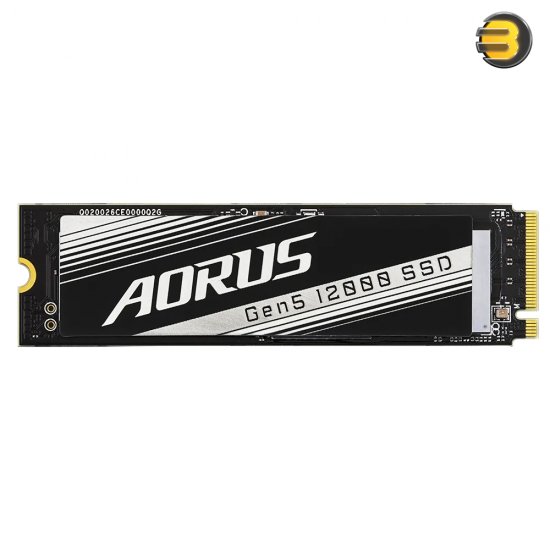 GIGABYTE AORUS Gen5 12000 SSD 1TB PCIe 5.0 NVMe M.2 — Read Speed Up to 11700MB/s, Write Speed Up to 9500MB/s, AG512K1TB