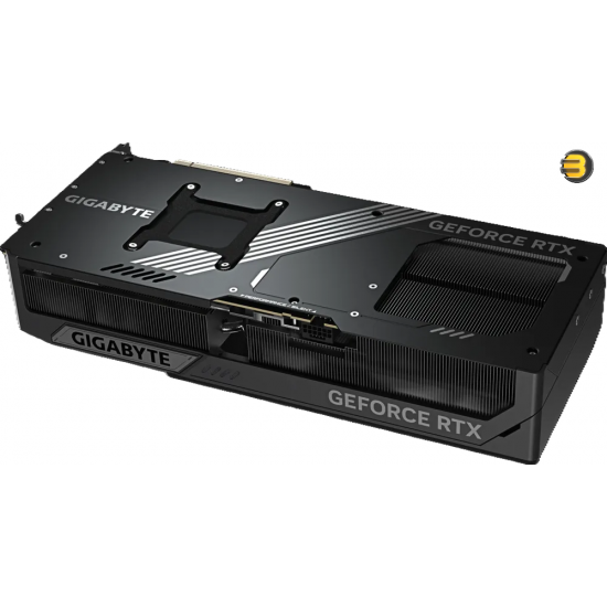 GIGABYTE GeForce RTX 5090 32GB GDDR7 WINDFORCE OC GIGABYTE GeForce RTX 5090 32GB GDDR7 WINDFORCE OC graphics card with triple-fan cooling and metal backplate