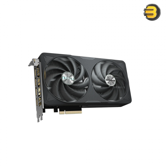 GIGABYTE GeForce RTX 5060 Ti EAGLE OC 16GB Graphics Card GV-N506TEAGLE OC-16GD — NVIDIA Blackwell Architecture, 16GB GDDR7 128-bit Memory, 28 Gbps Memory Clock, PCIe 5.0 x16, 2617 MHz Boost Clock, WINDFORCE Cooling, 3x DisplayPort 2.1b, 1x HDMI 2.1b, Meta