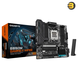 Gigabyte B850M GAMING X WF6E M-ATX Motherboard AMD Socket AM5 — AMD B850 Chipset, Supports Ryzen 7000/8000/9000 Series CPUs