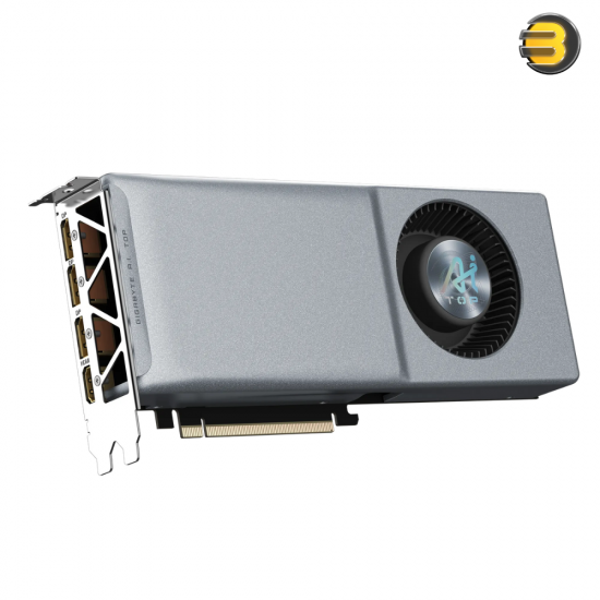 GIGABYTE GeForce RTX 4070 Ti Super AI TOP 16G Graphics Card — Turbo Fan Cooling System, 16GB 256-bit GDDR6X, GV-N407TSAI TOP-16GD Video Card