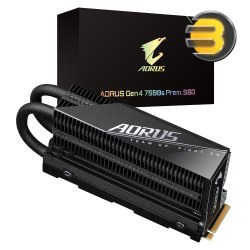 GIGABYTE AORUS Gen4 7000s Prem. M.2 2280 2TB PCI-Express 4.0 x4, NVMe 1.4 3D TLC SSD GP-AG70S2TB-P