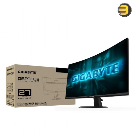 Gigabyte GS27FC2 27″ Curved Gaming Monitor – Super Speed VA 1500R, Full HD 240Hz, 1ms, 125% sRGB