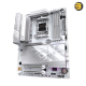 GIGABYTE B850 AORUS ELITE WIFI7 ICE ATX AM5 DDR5 Motherboard GIGABYTE B850 AORUS ELITE WIFI7 ICE ATX motherboard with AM5 socket, DDR5 slots, Wi-Fi 7 and pristine white ICE design