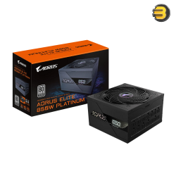GIGABYTE AORUS ELITE P850W 80+ Platinum Modular Power Supply – 850W Output, ATX 3.0 & PCIe 5.0 Ready, Fully Modular Cables, 100% Japanese Capacitors, 120 mm FDB Fan, High-Performance Design (GP-AE850PM PG5)