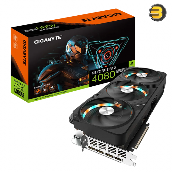 GIGABYTE GeForce RTX 4080 Super Gaming OC 16G Graphics Card — 3X WINDFORCE Fans, 16GB 256-bit GDDR6X