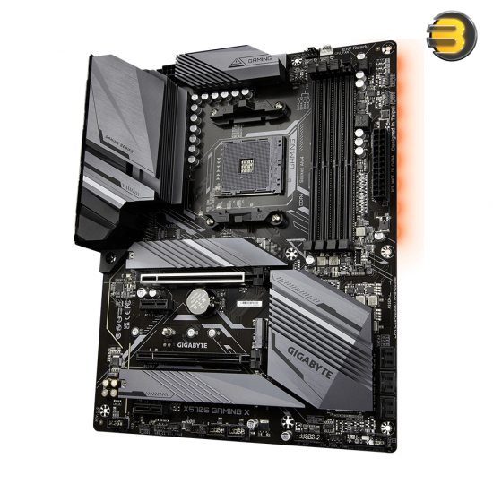 X570S GAMING X Motherboard AMD X570S GAMING Motherboard with Twin 12+2 Phases Digital VRM Solution with 50A DrMOS, Fully Covered Thermal Design, Triple Ultra-Fast NVMe PCIe 4.0/3.0 x4 M.2 with Thermal Guard, Fast 2.5GbE LAN, 2*USB 3.2 Type-C®, Rear & 