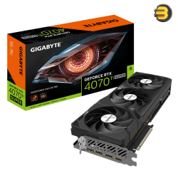 GIGABYTE GeForce RTX­­ 4070 Ti SUPER WINDFORCE MAX OC 16G Graphics Card — 3x WINDFORCE Fans, 16GB 256-bit GDDR6X, GV-N407TSWF3MAX OC-16GD Video Card