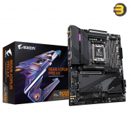 GIGABYTE B650 AORUS PRO AX AM5 LGA 1718 AMD B650 ATX Motherboard, DDR5, USB 3.2 Gen2X2 Type-C, WiFi 6E, Intel 2.5GbE LAN, Q-Flash Plus, EZ-Latch