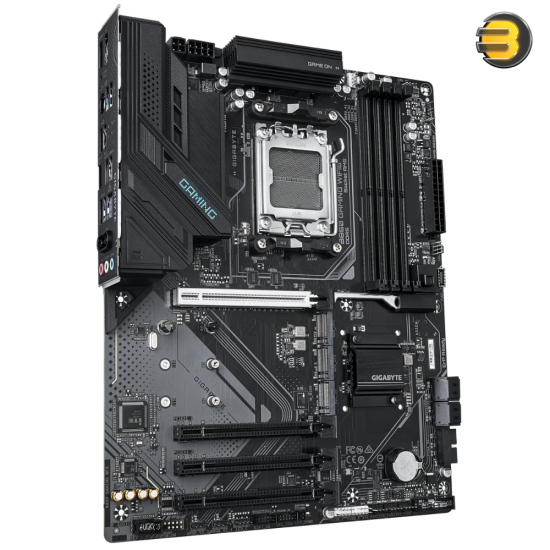 GIGABYTE B850 GAMING WIFI6 - AMD AM5, DDR5 OC 8200MT/s, 6+2+2 VRM, 4 DIMMs (EXPO), X3D Turbo Mode, WIFI EZ-Plug, PCIe EZ-Latch Plus, 3x M.2 (PCIe 5.0x4), GbE LAN & Wi‑Fi 6, HDMI/DP