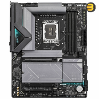 GIGABYTE Z890 EAGLE ATX Motherboard — LGA1851, Intel Z890 Chipset, Supports Intel Core Ultra CPUs, 4x DDR5 9200MT/s (256GB), 4x M.2 (PCIe 5.0/4.0), PCIe 5.0 x16, Wi-Fi 7, 2.5GbE LAN, USB4 Type-C, DisplayPort 2.1, 7.1ch Audio, EZ-Latch, RGB, Windows 11 GIGABYTE Z890 EAGLE ATX Motherboard — LGA1851, Intel Z890 Chipset, Supports Intel Core Ultra CPUs, 4x DDR5 9200MT/s (256GB), 4x M.2 (PCIe 5.0/4.0), PCIe 5.0 x16, Wi-Fi 7, 2.5GbE LAN, USB4 Type-C, DisplayPort 2.1, 7.1ch Audio, EZ-Latch, RGB, Windows 11