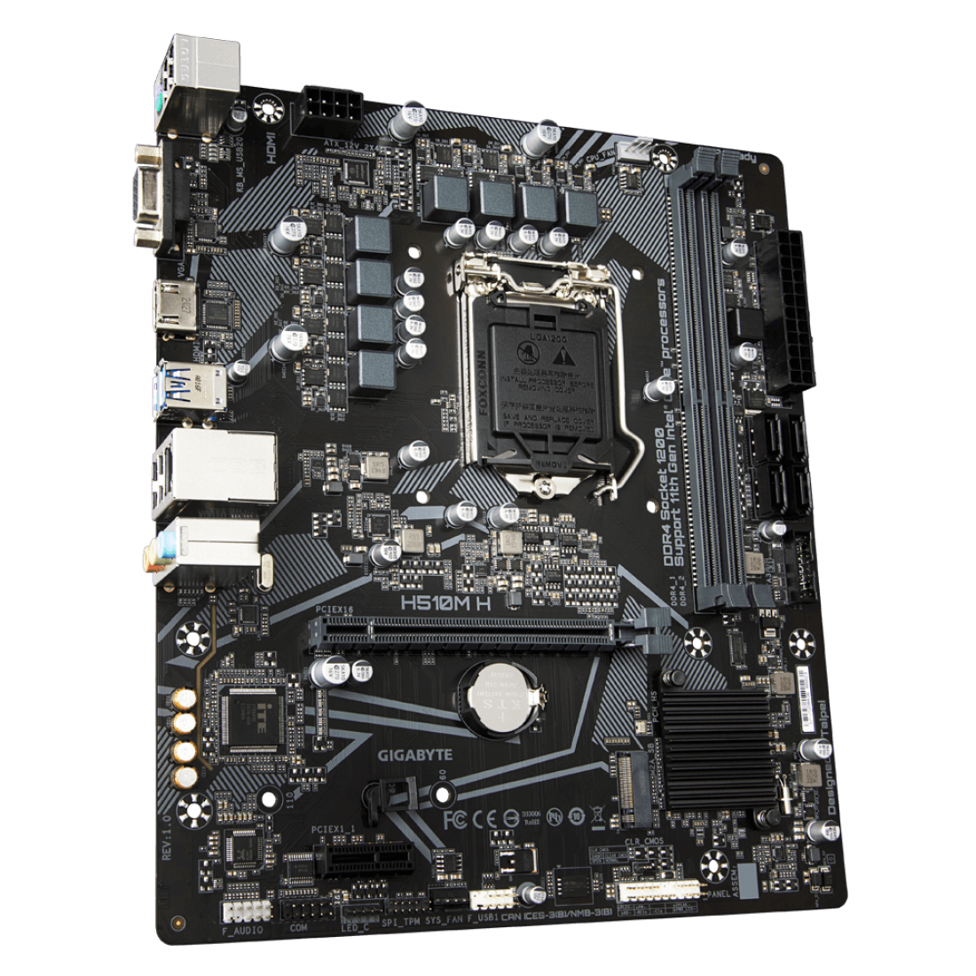 Gigabyte H510M H Intel H510 Express LGA 1200 Micro ATX DDR4 Motherboard