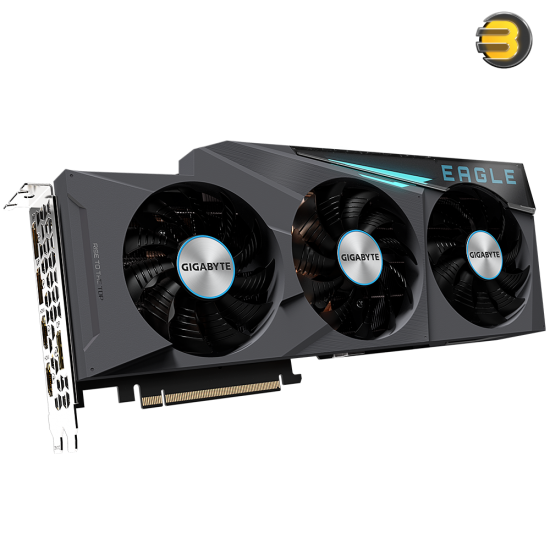 GIGABYTE GeForce RTX 3080 EAGLE 12G Graphics Card, 3 x WINDFORCE Fans, 12GB 384-bit GDDR6X, GV-N3080EAGLE-12GD Video Card