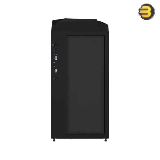 GIGABYTE C301 GLASS V2 Mid-Tower PC Case Black GIGABYTE C301 GLASS V2 mid-tower PC case with tempered glass side panel, 4x ARGB PWM fans and USB Type-C I/O