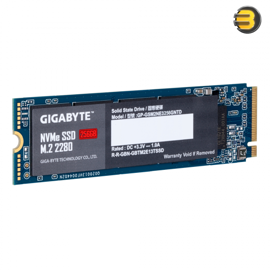 Gigabyte NVMe 1.3/ M.2/ PCIe 3.0x4/ 256GB SSD - GP-GSM2NE3256GNTD