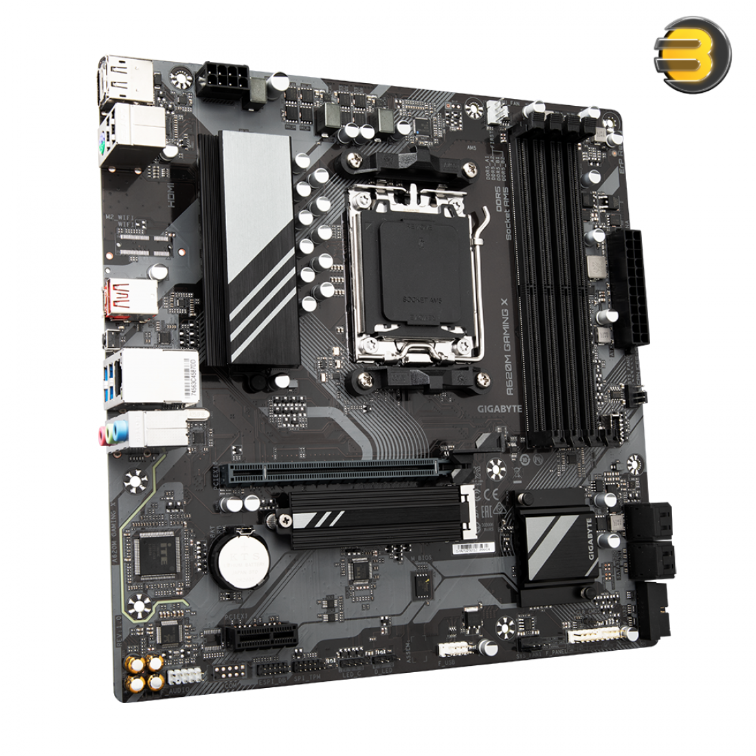 GIGABYTE A620M GAMING X AM5 LGA 1718 AMD A620 M-ATX Motherboard DDR5 ...