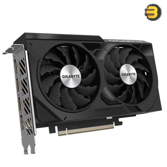 GIGABYTE RTX 4060 WINDFORCE OC 8G Graphics Card — 2X WINDFORCE Fans, 8GB 128-bit GDDR6