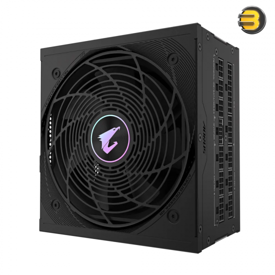 GIGABYTE AORUS ELITE P850W 80+ Platinum Modular Power Supply – 850W Output, ATX 3.0 & PCIe 5.0 Ready, Fully Modular Cables, 100% Japanese Capacitors, 120 mm FDB Fan, High-Performance Design (GP-AE850PM PG5)