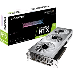 GIGABYTE RTX 3060 VISION OC 12G Graphics Card, 3 x WINDFORCE Fans, 12GB 192-bit GDDR6