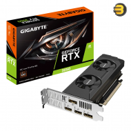 GIGABYTE RTX 3050 OC Low Profile 6G Graphics Card — 2x WINDFORCE Fans, 6GB GDDR6 96-bit GDDR6 - GV-N3050OC-6GL