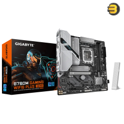 GIGABYTE B760M GAMING WIFI6 PLUS GEN5 Micro-ATX Motherboard Intel LGA1700 Socket Intel B760 Chipset — Supports 14th/13th/12th Gen Intel Core CPUs