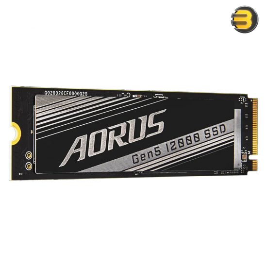 GIGABYTE AORUS Gen5 12000 SSD 1TB PCIe 5.0 NVMe M.2 — Read Speed Up to 11700MB/s, Write Speed Up to 9500MB/s, AG512K1TB