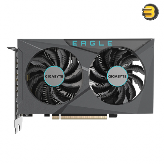 GIGABYTE GeForce RTX 3050 Eagle OC 6G Graphics Card — 2X WINDFORCE Fans, 6GB GDDR6 96-bit GDDR6,  Video Card