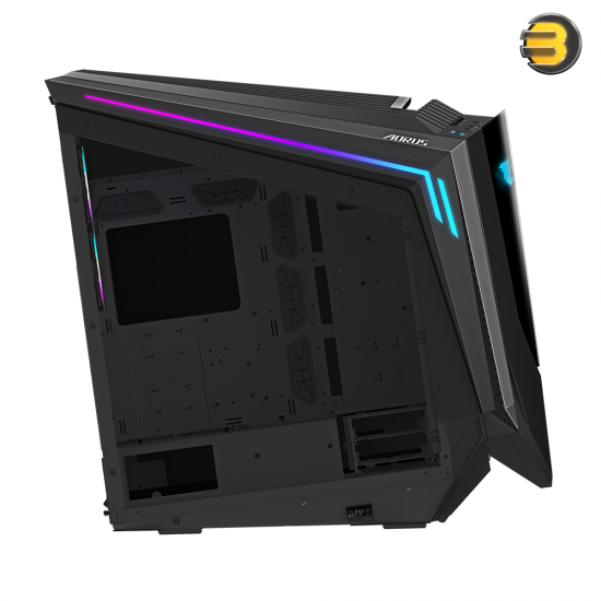 AORUS C700 GLASS Full-Tempered Glass Gaming Case – RGB Fusion 2.0, E-ATX Support, 420mm Liquid Cooling, Vertical GPU AORUS C700 GLASS Full-Tempered Glass Gaming Case – RGB Fusion 2.0, E-ATX Support, 420mm Liquid Cooling, Vertical GPU