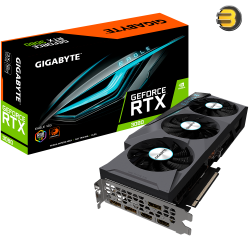 GIGABYTE GeForce RTX 3080 EAGLE 12G Graphics Card, 3 x WINDFORCE Fans, 12GB 384-bit GDDR6X, GV-N3080EAGLE-12GD Video Card