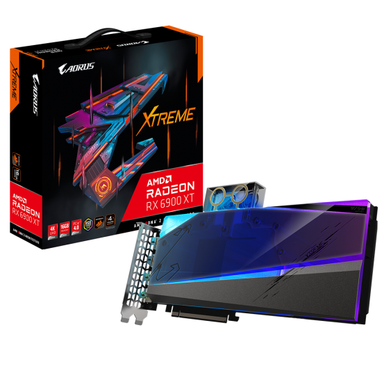 GIGABYTE AORUS Radeon RX 6900 XT XTREME WATERFORCE WB 16G