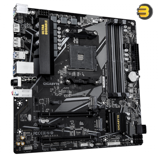 GIGABYTE B550M DS3H AC R2 Micro-ATX Motherboard - AMD AM4 Socket, Dual Channel DDR4 Support, PCIe 4.0, NVMe M.2, USB 3.2 Gen1, HDMI, Integrated Wi-Fi & Bluetooth, Durable and Reliable Design GIGABYTE B550M DS3H AC R2 Micro-ATX Motherboard - AMD AM4 Socket, Dual Channel DDR4 Support, PCIe 4.0, NVMe M.2, USB 3.2 Gen1, HDMI, Integrated Wi-Fi & Bluetooth, Durable and Reliable Design