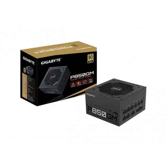 Gigabyte GP-P850GM (80 Plus Gold 850W, Modular, Smart Fan, Smart Power Protection, Power Supply)