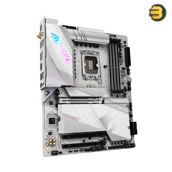 GIGABYTE Z790 AORUS PRO X LGA 1700 ATX DDR5 Motherboard — 5* M.2, PCIe 5.0, USB 3.2 Type-C, Wi-Fi 7, 5GbE LAN, Q-Flash Plus, EZ-Latch Plus