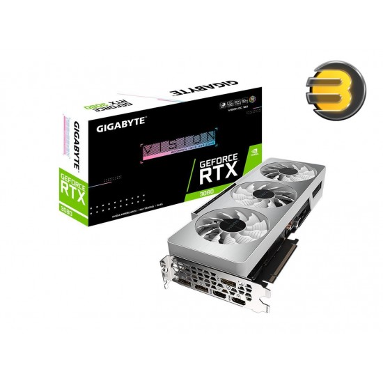 GIGABYTE Vision OC GeForce RTX 3080 10GB GDDR6X PCI Express 4.0 ATX Video Card GV-N3080VISION OC-10GD