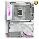 Gigabyte Z890 AORUS ELITE X ICE - Intel® Core™ Ultra Series 2 mobo with Digital Twin 16+1+2 VRM, DDR5 (4 DIMMs, XMP), D5 Bionic Corsa, AI SNATCH & Perfdrive, WIFI EZ-Plug, EZ-Latch Plus/Click, 5x M.2 (1 PCIe 5.0 x4), 2.5GbE LAN, Wi-Fi 7, TB4, ALC1220