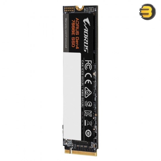 GIGABYTE AORUS Gen4 7000E SSD 1TB M.2 NVMe 1.4 GIGABYTE AORUS Gen4 7000E SSD 1TB M.2 2280 NVMe PCIe 4.0 solid state drive with DRAM-less HMB architecture and single-sided design