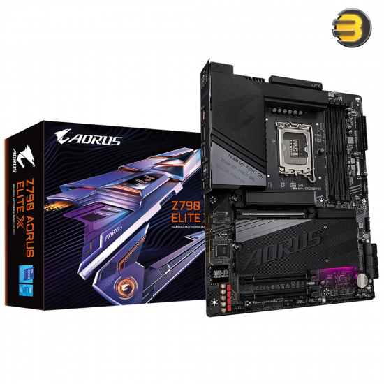 GIGABYTE Z790 AORUS ELITE X — WIFI7 LGA 1700 (14th,13th,12th Gen) Intel Z790 X ATX Motherboard with DDR5, 4 M.2, PCIe 5.0, USB 3.2 Type-C, Wi-Fi 7, 2.5GbE LAN, Q-Flash Plus, EZ-Latch Plus